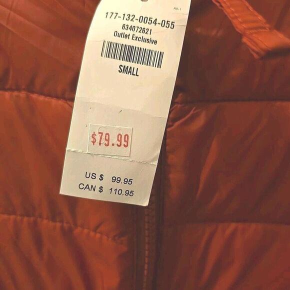 Women’s Abercrombie And Fitch Red Puffer Size Small  (YT-483)‎ New With Tags - Picture 9 of 13